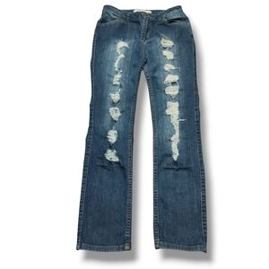 PZI Jeans Distressed Denim Womens Size 6